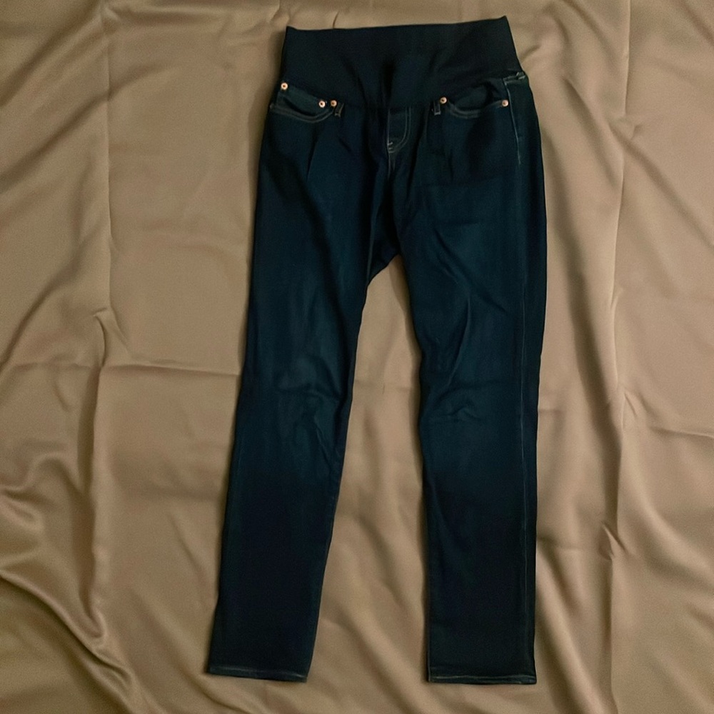 Gap 26R Maternity Real Straight jeans
